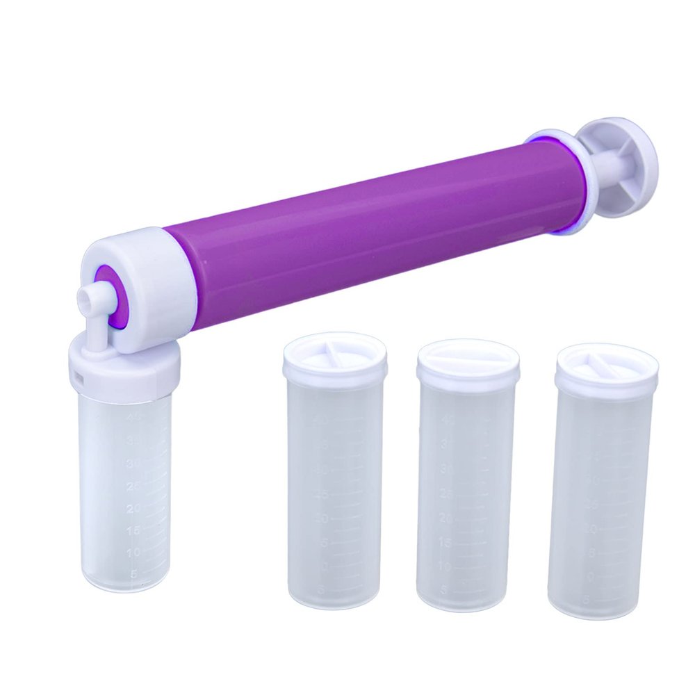 Fdit Manual Cake Duster, Plastic Exquisite DIY Cake Sprayer for Baking