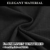 Fcosie 100% Blackout Extra Long Linen Curtains (with Liner), Linen Look Curtains Grommet Energy Efficient Drapes Tall Curtains for High Living Room High Ceiling (2 Panels), Black, 50 W x 120 L Inch view 3
