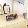 NIUBEE Belt Organizer, Acrylic Belt Storage Holder for The Closet, 5 Compartments Display Case for Tie and Bow Tie view 2