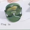 DFDFSFG Small Mini Desk Fan,Plug-in Desk Fan,Powerful,Quiet 3 Speeds Wind Desktop Fan,360 Adjustment Cooling Fan,Home,Bedroom,Office Strong Airflow (Color : Orange, Size : Plug in) view 4