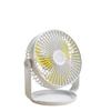 DFDFSFG Small Mini Desk Fan,Plug-in Desk Fan,Powerful,Quiet 3 Speeds Wind Desktop Fan,360 Adjustment Cooling Fan,Home,Bedroom,Office Strong Airflow (Color : White, Size : Plug in) view 1