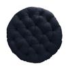 Sorra Home Tufted Papasan Cushion - Bucket & Moon Chair Comfy Round Cushion - Floor Pillow with Plush Foam for Indoor Furniture (Frame Not Included) - Navy (48" x 48" x 4") view 2