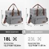 Maelstrom 23L Insulated Lunch Box, Expandable Double Deck Cooler Bag view 2
