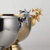 304 Stainless Steel Ice Bucket 3.5LCreative Deer Head Ear Wall Champagne Keg Food Grade Red Wine Beer Ice BucketsBar Supplies view 4