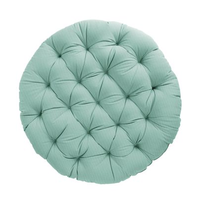 Mozaic Home Ice Mint 48 in x 48 in x 4 in Papasan Cushion