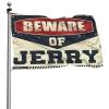 Abipuir Banner For Room Beware of Jerry Flag Big Flags For Room (Size : 30X45CM) view 1