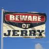 Abipuir Banner For Room Beware of Jerry Flag Big Flags For Room (Size : 30X45CM) view 2