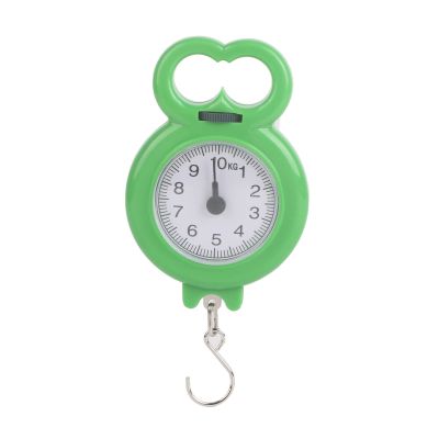 Portable 10kg/22lbs Hanging Spring Scale, Mechanical Dual Scale for Grocery Shopping, Travel, Fishing, Camping, Kitchen, Luggage