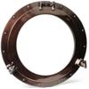 20" Nautical Marine Ship Porthole Window Mirror Round Ship Boat Porthole Window Glass Porthole Wall Decor view 2