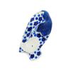 Polmedia Polish Pottery Salt Shaker UNIKAT - Cobalt Poppies Pattern Handmade in Boleslawiec Poland by Ceramika Artystyczna + Certificate of Authenticity view 2