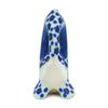Polmedia Polish Pottery Salt Shaker UNIKAT - Cobalt Poppies Pattern Handmade in Boleslawiec Poland by Ceramika Artystyczna + Certificate of Authenticity view 3