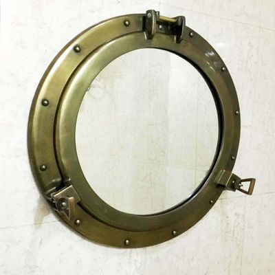 20" Nautical Marine Ship Portholes Window Mirror Round Ship Boat Porthole Window Glass Porthole Wall Decor