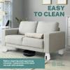 Home Intuition Heavy Duty Adjustable Bed Risers Furniture Riser 3, 5 or 8-Inch, 4 Pack (White W/USB) view 3