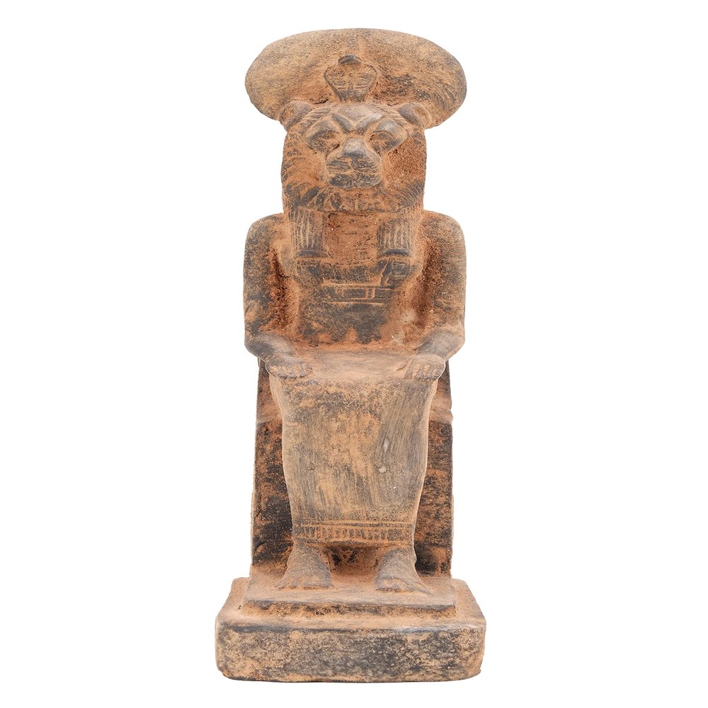 Ancient Egyptian statue of Sekhmet, also spelled of Sakhmet, in Egyptian religion,a god of the war and destroyer of the enemies of the sun god Ra