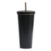 750ML Large Capacity Straw Coffee Cup Simple Insulation Cup Water Cup Macaron Coffee Cup (Color : Pink, Size : 750ML) view 1