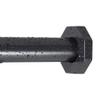 Ivilon Tension Curtain Rod - Hexagonal Spring Tension Rod for Windows or Shower, 16 to 24 Inch, Black view 2
