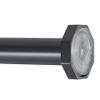 Ivilon Tension Curtain Rod - Hexagonal Spring Tension Rod for Windows or Shower, 16 to 24 Inch, Black view 4