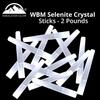 Himalayan Glow WBM Selenite Crystal Sticks - 2 Lbs Crystals and Healing Stones Tourmaline Crystal Reiki, Chakra Stones for Smudging Healing and Meditation view 2
