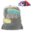 2 Heavy Duty Mesh Bag Drawstring Laundry Utility Tote Diving Gear Mask Snorkel 2 Pack Mesh Grocery Bags String Mesh Bags Net Reusable Produce Bags, Washable, Portable Fruit and Vegetable Storage Bags view 2