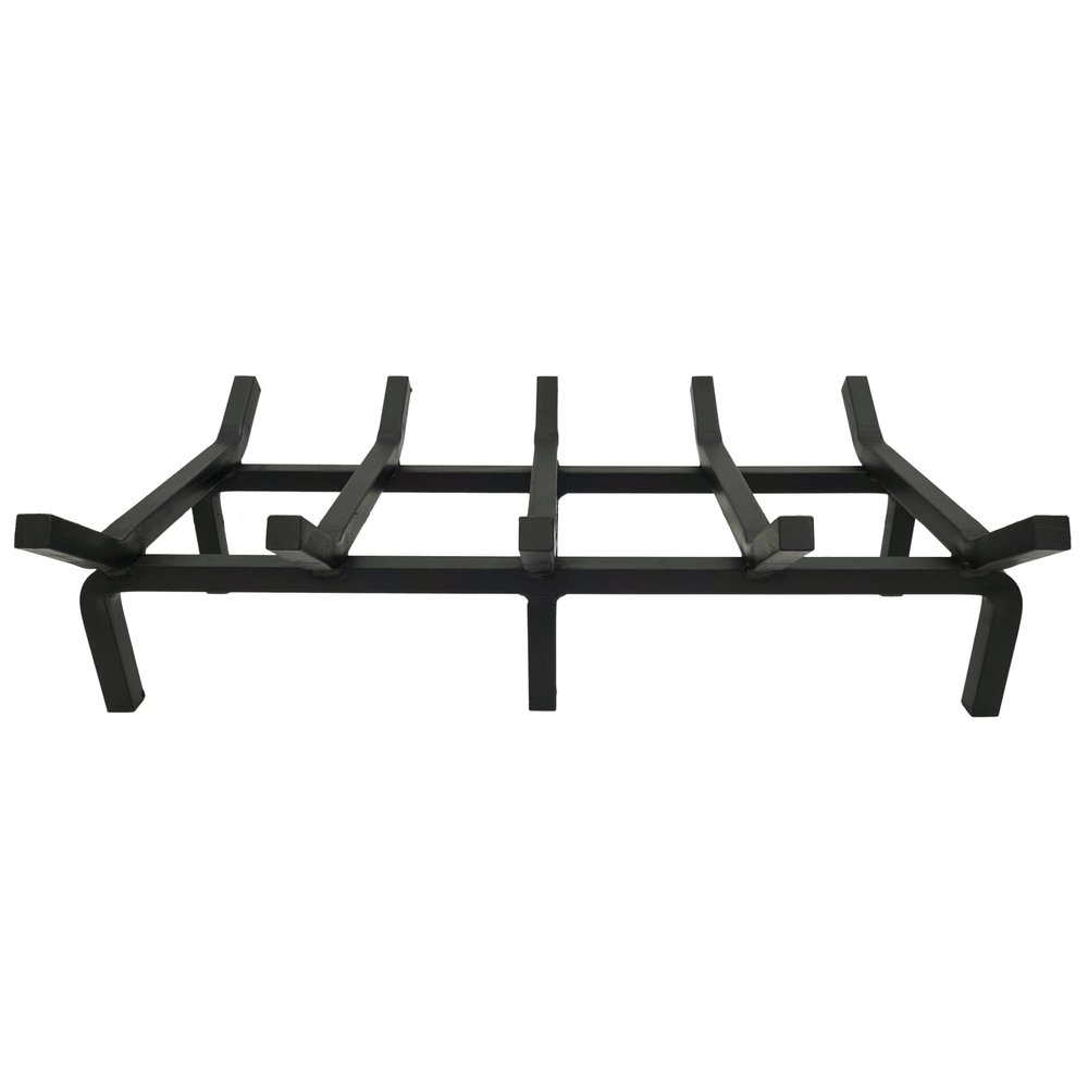 SteelFreak Super Heavy Duty Rectangular Fireplace Grate - Made in The USA (21Inch)