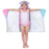 Care Bears Bath/Pool/Beach Soft Cotton Terry Hooded Towel Wrap, 24 in x 50 in, By Franco Kids view 2