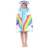 Care Bears Bath/Pool/Beach Soft Cotton Terry Hooded Towel Wrap, 24 in x 50 in, By Franco Kids view 4