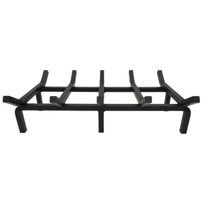 SteelFreak Super Heavy Duty Rectangular Fireplace Grate - Made in The USA (24Inch)