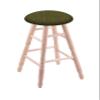 XL Maple Round Cushion 30" Swivel Bar Stool with Turned Legs, Natural Finish, and Graph Parrot Seat view 1