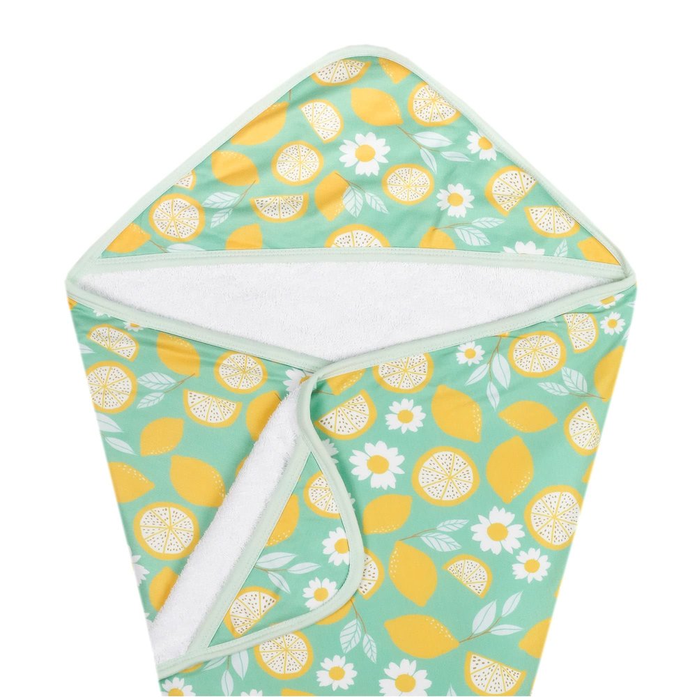 Copper Pearl Hooded Bath Towels Premium Knit/Terry Cloth Baby Towels with Hood, Pockets, and Cool Designs - Great to Gift and Make Bath Time Fun - Baby Bath Towel, Lemon