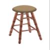 XL Maple Round Cushion 30" Swivel Bar Stool with Turned Legs, Medium Finish, and Canter Sand Seat view 1