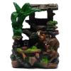 DNYSYSJ Rockery Water Fountain,Rockery Fountain Waterfall Feng Shui Tabletop Resin Decor with LED Crystal Ball view 2