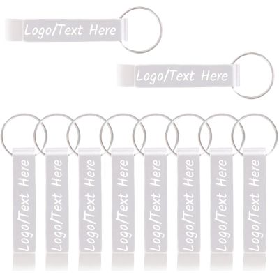 150PCS Custom Personalized Bottle Opener Keychain Bulk Engraved with Logo Text for Men Women,Customized Metal Aluminum Bottle Opener Keychains Wedding Party Favors Gifts