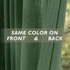 Fcosie Extra Long 132 Inches Linen Curtains for High Ceiling Living Room Bedroom, 11 FT Nickel Grommets Custom Made Drapes, Peacock Privacy Drapery for Loft Sliding Door, 1 Panel, 50" Wx132 L view 4