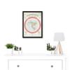 Artery8 1892 World Time Calculator Flat Earth Map Gleason A4 Artwork Framed Wall Art Print view 2