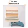 WMYDNX Bookends Book Ends Freely Adjust Metal Tabletop Heavy Duty Bookends 1 Pair Bookend for Shelves Office Library School Home Stable (Color : Blue) view 4