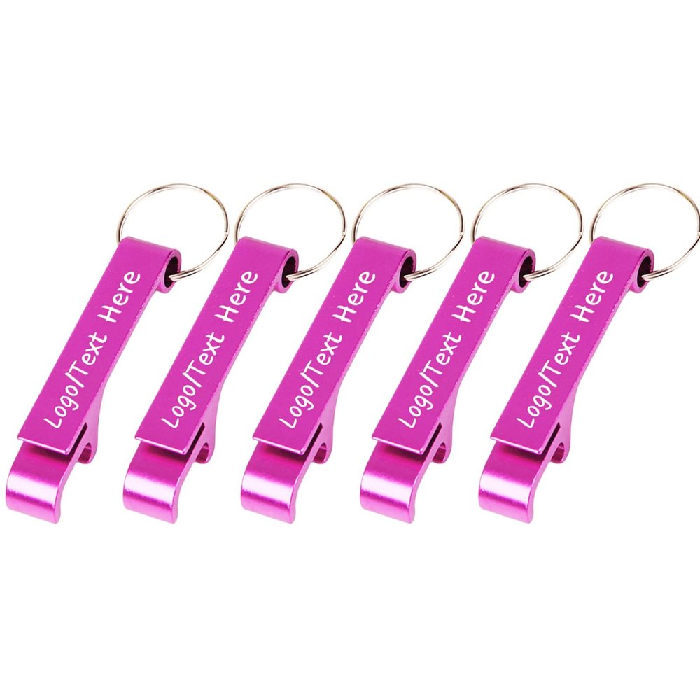 150PCS Custom Personalized Bottle Opener Keychain Bulk Engraved with Logo Text for Men Women,Customized Metal Aluminum Bottle Opener Keychains Wedding Party Favors Gifts