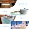 15PCS Disposable Bathtub Cover Liner, ANTFEES Large Bathtub Lining Plastic Bag Cover for Salon, Household and Hotel Bath Tubs (102" x47") view 3