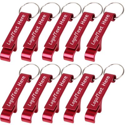 150PCS Custom Personalized Bottle Opener Keychain Bulk Engraved with Logo Text for Men Women,Customized Metal Aluminum Bottle Opener Keychains Wedding Party Favors Gifts