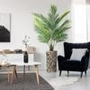 Artificial Tree in Contemporary Geometric Planter, Fake Areca Tropical Palm Silk Tree for Indoor and Outdoor Home Decoration - 66" Overall Tall (Plant Pot Plus Tree) view 1