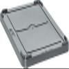 Quantum Storage Systems Snap on Lid Cover for Dividable Grid Container DG94025, DG91035 and DG91050 - Gray, 3 Pack view 1