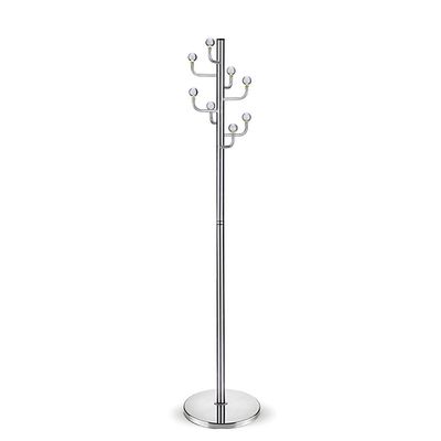 ZXXMZ Freestanding Coat Rack Metal Coat Rack,Freestanding Coat Tree with 8 Hooks, Hallway Entryway Hat Organizer Standing for Bedroom Office Cactus Shape Stable and Sturdy (Color : A)