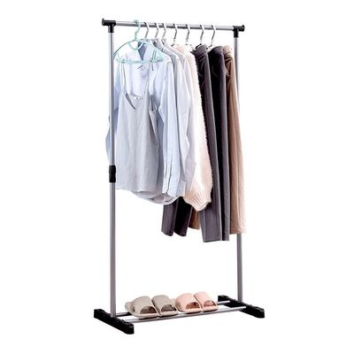 ZXXMZ Freestanding Coat Rack Floor-Standing Coat Rack Coat Rack Nordic Single Pole Movable Hang Coat Hanger Retail Display Coat Stand Stable and Sturdy (Color : A)