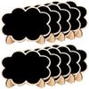 10pcs Chalkboards Signs with Easel Stand Mini Chalkboards Place Card Sign for Wedding Message Party Supply view 4