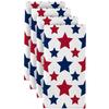 Fabric Textile Products, Inc. American Stars Red & Blue Signature Napkins (Set of 12) - Polyester Reusable Cloth Napkins 4th July & Patriotic Parties - Soft & Durable Napkins Mitered Corners (1818) view 1
