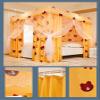 ZYYWX Bed Canopy Luxury Princess Bed Canopy, Double Layer Bed Curtain Mosquito Net with Bracket, Shading and Dustproof (Color : A6, Size : 150x200x200cm) view 2