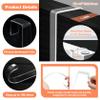 12" Clear Wreath Hangers for Front Door, 2 Pack Over Door Hooks Non-Scratch view 3