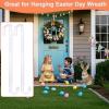 12" Clear Wreath Hangers for Front Door, 2 Pack Over Door Hooks Non-Scratch view 4