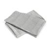 BYTIDE Pleated Striped Velvet Decorative Lumbar Throw Pillow Covers 14 x 26 Inches Set of 2, Soft Chic Rectangular Cushion Case Pillowcase for Couch Bed Sofa Car Bedroom Living Room, Silver Gray view 4