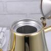 1. 5L Stainless Steel, Tea Kettle With Filter Water Pot Tea Maker for Home Restaurant (Golden) view 3