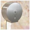 Tissue Box Holder, Napkin Holder Wall-mounted Commercial Paper Towel Dispenser, Extra Large Toilet Paper Dispenser, Stainless Steel for Commercial Or Household Use with a Key and Lock Pumping Paper Ca view 1